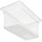 Carlisle Foodservice StorPlus Polycarbonate Food Pan, 5.7 qt, 6.88 x 12.75 x 6, Clear, Plastic 3066207 - alternate 4